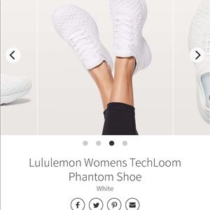 Lululemon Womens TechLoom Phantom Shoe
White